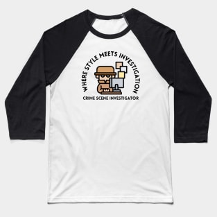 Crime Scene Investigator Baseball T-Shirt